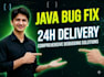 fix java bugs debug code and develop oop projects fast