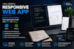 create a responsive web app