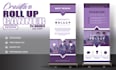 design roll up, retractable, pull up banner design