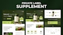 build private label supplement shopify store peptide website nutraceutical store
