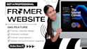 design framer landing page framer website framer developer