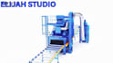 do 3d industrial animation mechanical process animation factory production line