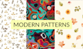 design unique seamless pattern, textile print, and packaging