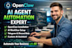 install and setup openclaw ai agent automation