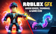 design eye catching roblox gfx avatar, thumbnail and game icon