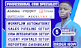 setup kommo acculynx suitedash copper streak CRM