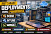 automate deployments using powershell sccm intune winget