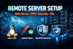 configure your linux server, including web hosting and VPN