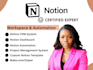 build a custom notion template, and notion consultation