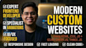 build responsive landing page with HTML CSS js