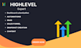 customize your gohighlevel dashboard, login page, expert ghl design