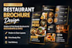 design professional restaurant or cafe brochure design