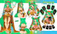 draw fursona art, furry character, and furry reference sheet