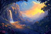 design stunning fantasy landscape