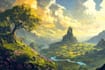 design stunning fantasy landscape