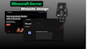 design a professional minecraft server website