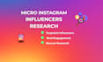 do instagram influencer research and niche based micro influencer list