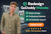 redesign godaddy website godaddy website redesign website development godaddy