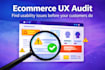 do a UX audit of your ecommerce website