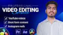 professional edit your youtube video