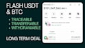 deliver tradeable and withdrawable usdt btc