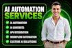 be full stack ai developer for ai agent, n8n, openclaw, automate business