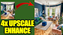 upscale, enhance and increase image resolution up to 4x with ai