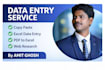 do data entry, pdf to word, pdf to excel and typing work