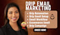setup drip email automation workflow email campaign ecommerce email marketing