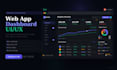 design a clean web app dashboard UI in figma