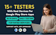 provide 12 testers for google play closed testing for 14 days 12 app tester