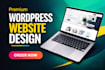 design a modern responsive wordpress website with elementor