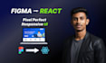convert figma design to responsive react js website