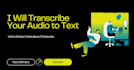 transcribe clear english audio to text