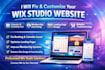 fix wix studio calender scheduling membership landing page website customization