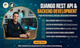 develop django rest API and backend with python django