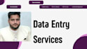 need accurate data entry I will do fast excel data entry, web research