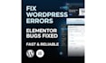 fix wordpress errors bugs elementor issues and website problems