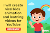 do animation 2d 3d learning video explainer for youtuibe,  tikktok, instagram