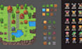 create 2d pixel art tileset tilemap topdown animated character sprite game asset