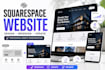 build responsive squarespace website redesign update revamp squarespace website