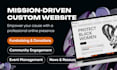 design nonprofit charity ngo website fundraising program donation platform page