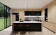 design kitchen and bathroom into 3d and render