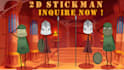 create a professional  stickman animation