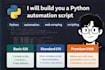 build you a python automation script