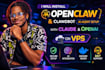install openclaw, clawdbot ai agent setup with claude openai on vps