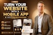 turn your website into a mobile app with push notifications