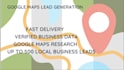 find targeted local business leads from google maps with contact details