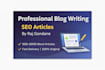 write sco blog posts about finance and ecommerce topics