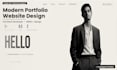 build a modern portfolio website for developers or students